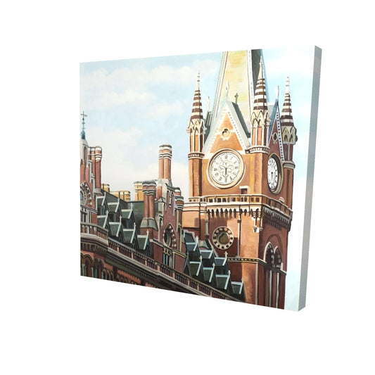 St-pancras station in london - 08x08 Print on canvas