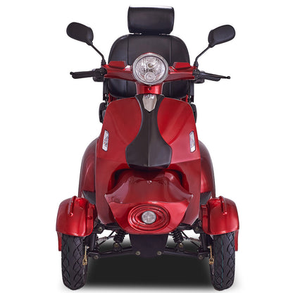 Fastest Mobility Scooter With Four Wheels For Adults & Seniors, Red