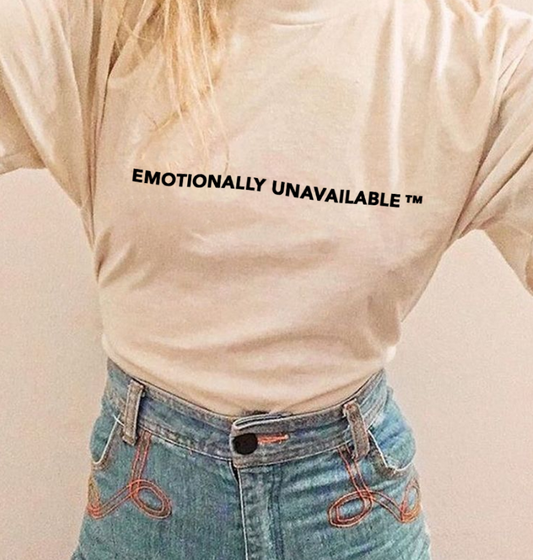 "Emotionally Unavailable" Tee by White Market