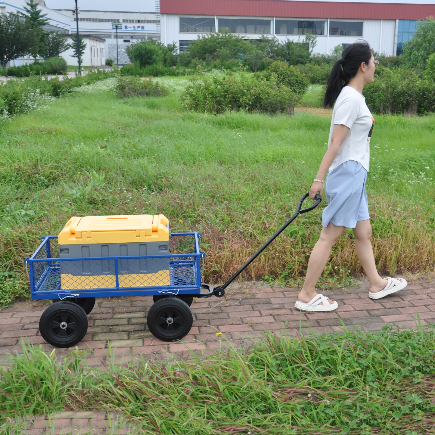 Tools cart Wagon Cart Garden cart trucks make it easier to transport firewood