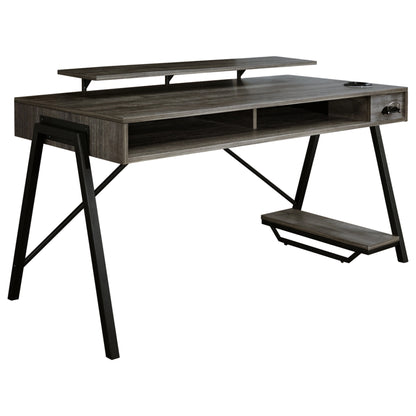 Ashley Contemporary Barolli Gaming Desk with Built-in Can Cooler H700-28