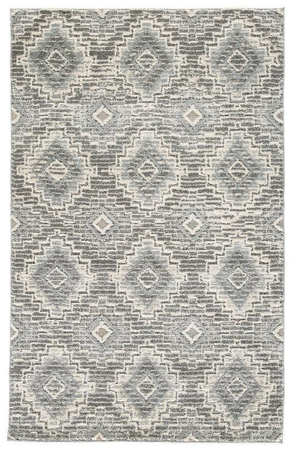 Ashley Monwick Cream+Gray Casual 5'3" x 7'3" Rug R403742