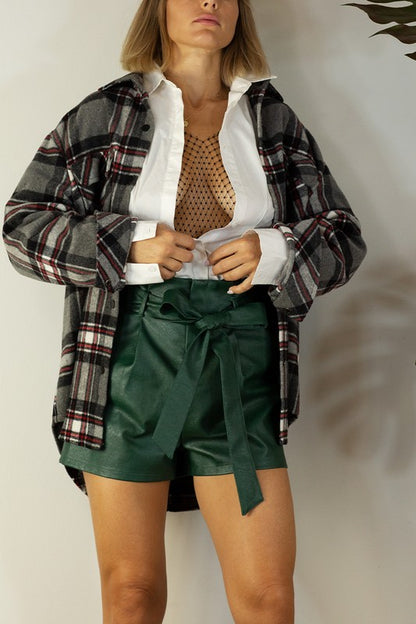 THICK PLAID JACKET