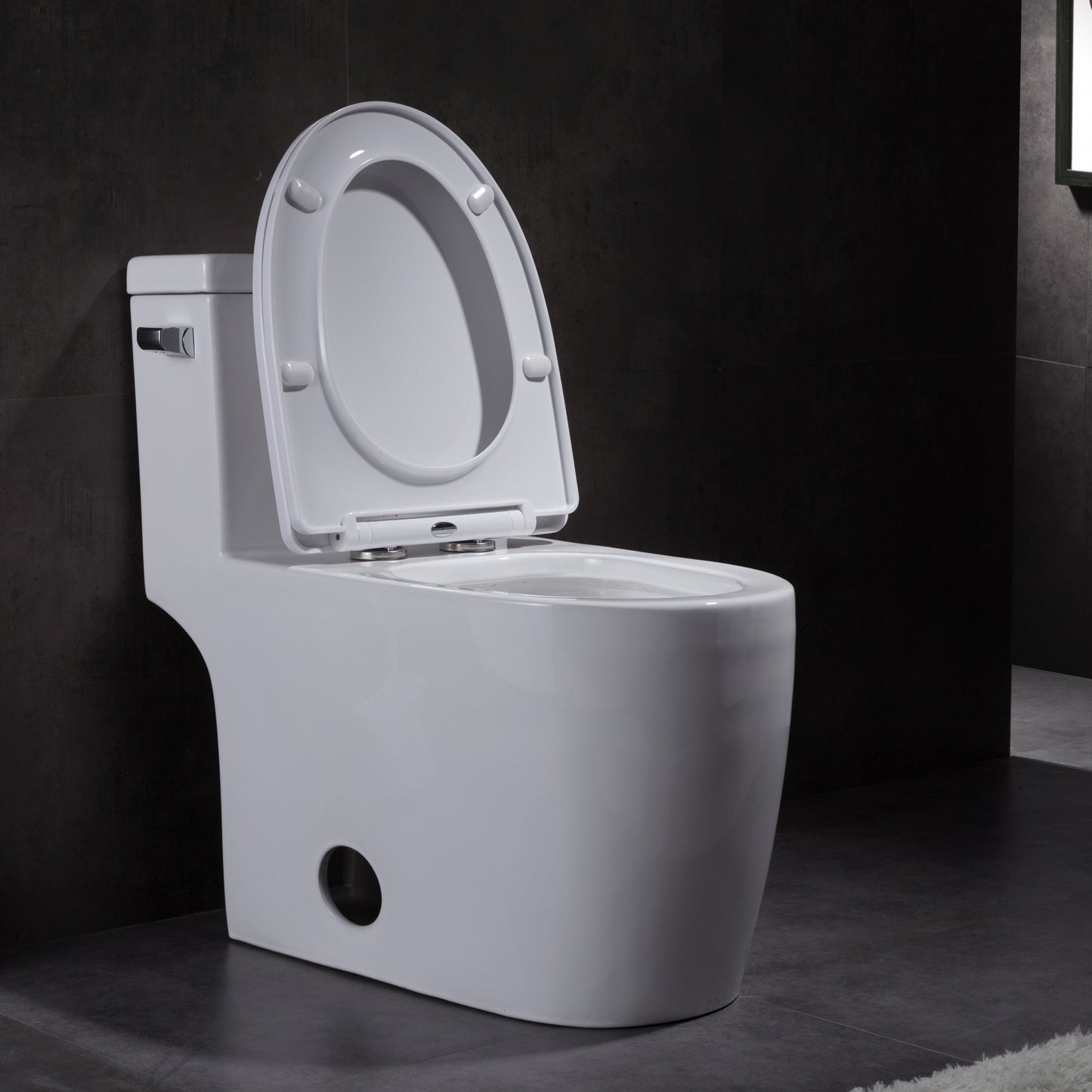 1.28 GPM (Water Efficient) One-Piece ADA Elongated Toilet, Soft Close Seat Included (cUPC Approved) - 28.7"x16.5"x28.7"