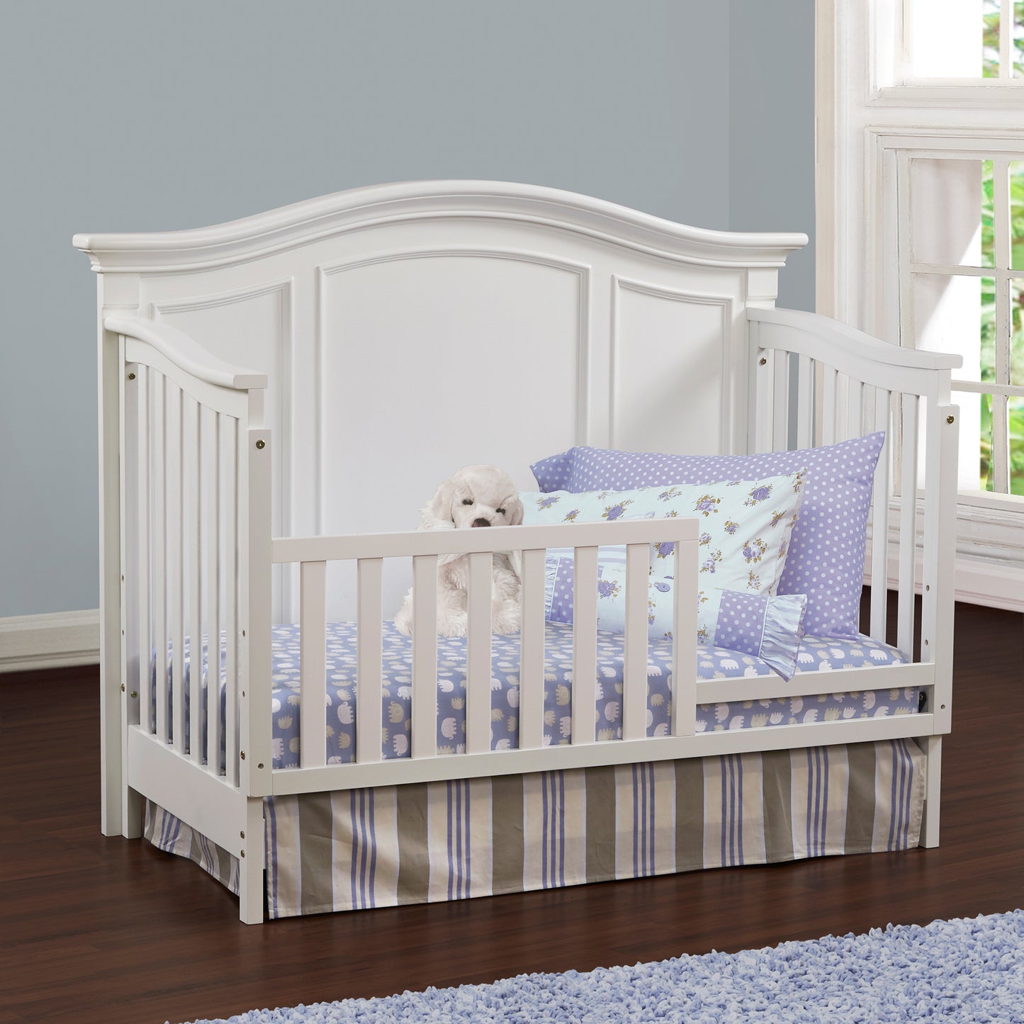 Glendale 4-in-1 Convertible Crib Pure White