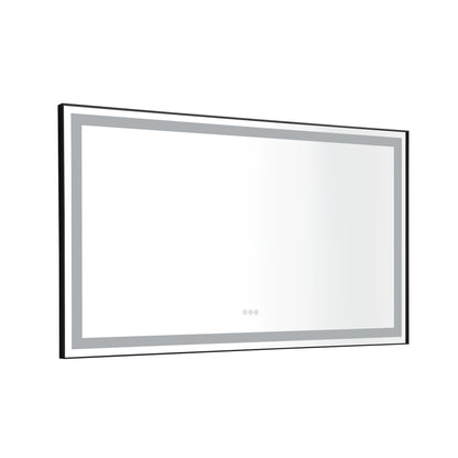 LTL needs to consult the warehouse address72*48 LED Lighted Bathroom Wall Mounted Mirror with High Lumen+Anti-Fog Separately Control