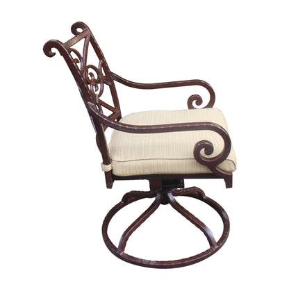 Swivel rocker, Bamboo, Set of 2