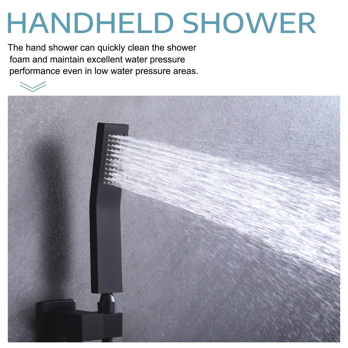 10 Inch High Pressure Shower Head And Handheld Shower