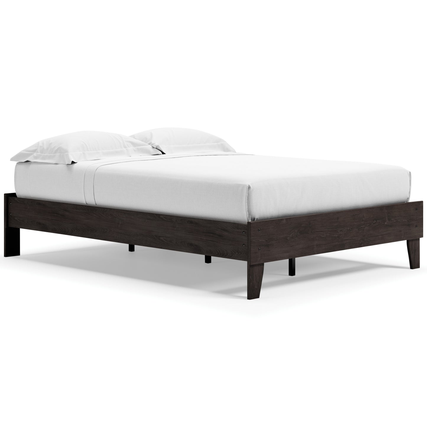 Ashley Piperton Black Contemporary Full Platform Bed EB5514-112