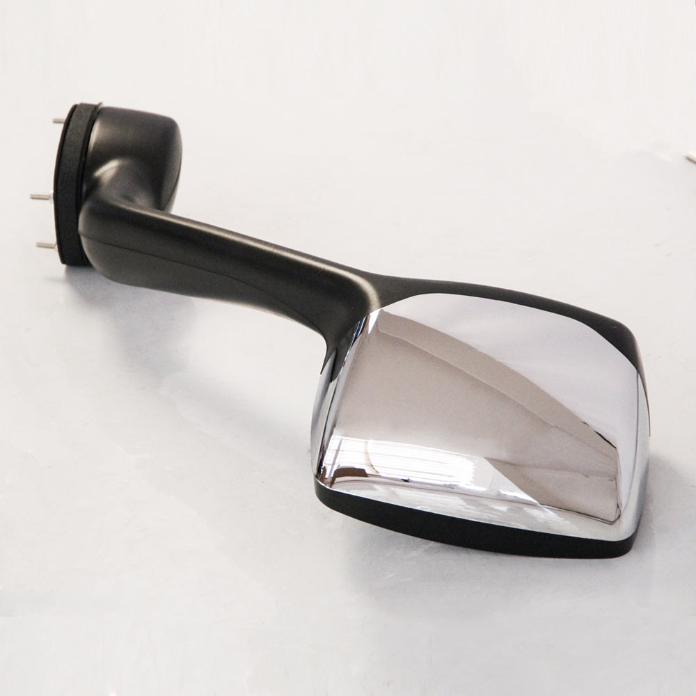 Chrome Hood Mirrors Pair For Kenworth T680 Peterbilt 579/587 W/Mounting Kit Left and Right Side