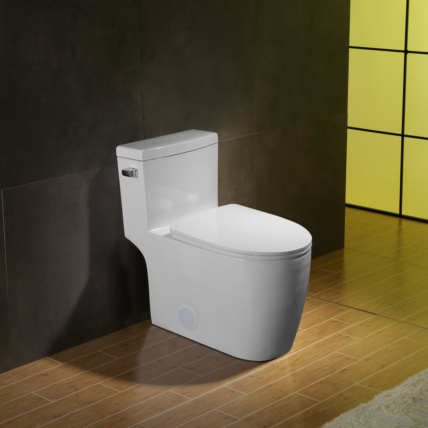 1.28 GPM (Water Efficient) One-Piece ADA Elongated Toilet, Soft Close Seat Included (cUPC Approved) - 28.7"x16.5"x28.7"