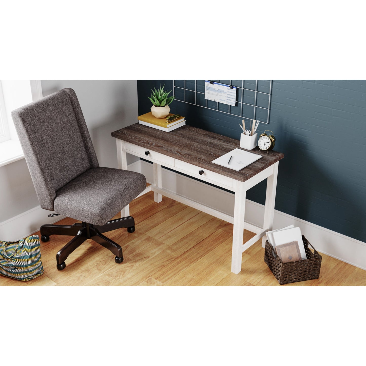 Ashley Dorrinson 47" Two-Tone Casual Home Office Desk H287-14