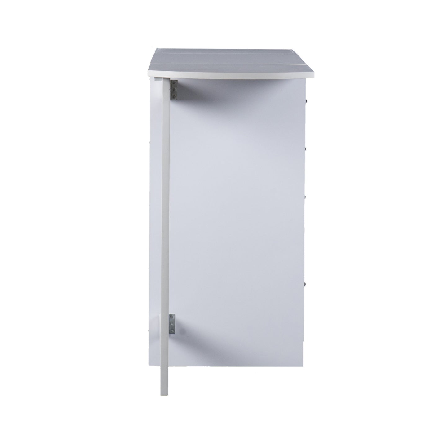 Fold-Out Organizer and Craft Desk - White