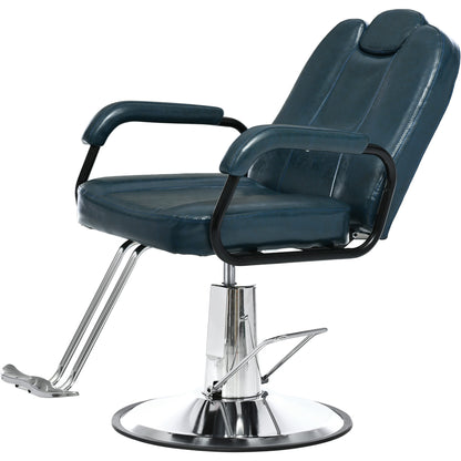 Deluxe Reclining Barber Chair with Heavy-Duty Pump for Beauty Salon Tatoo Spa Equipment