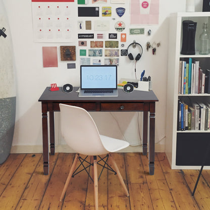 43.3'' Computer Board Desk with 2 Drawers