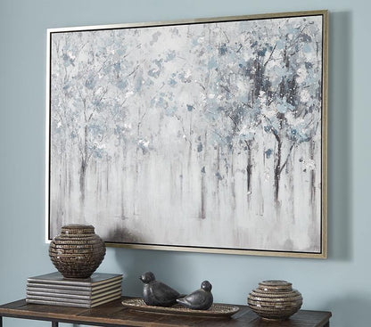 Ashley Breckin Blue/Gray/White Casual Wall Art A8000286