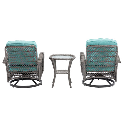 3pcs Outdoor Furniture Modern Wicker set