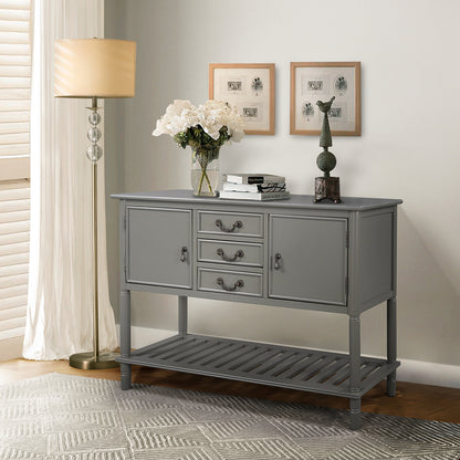 Pactolus 45"Console Table with Drawers and with Shelves