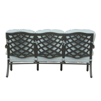 Patio Sofa, Light Blue