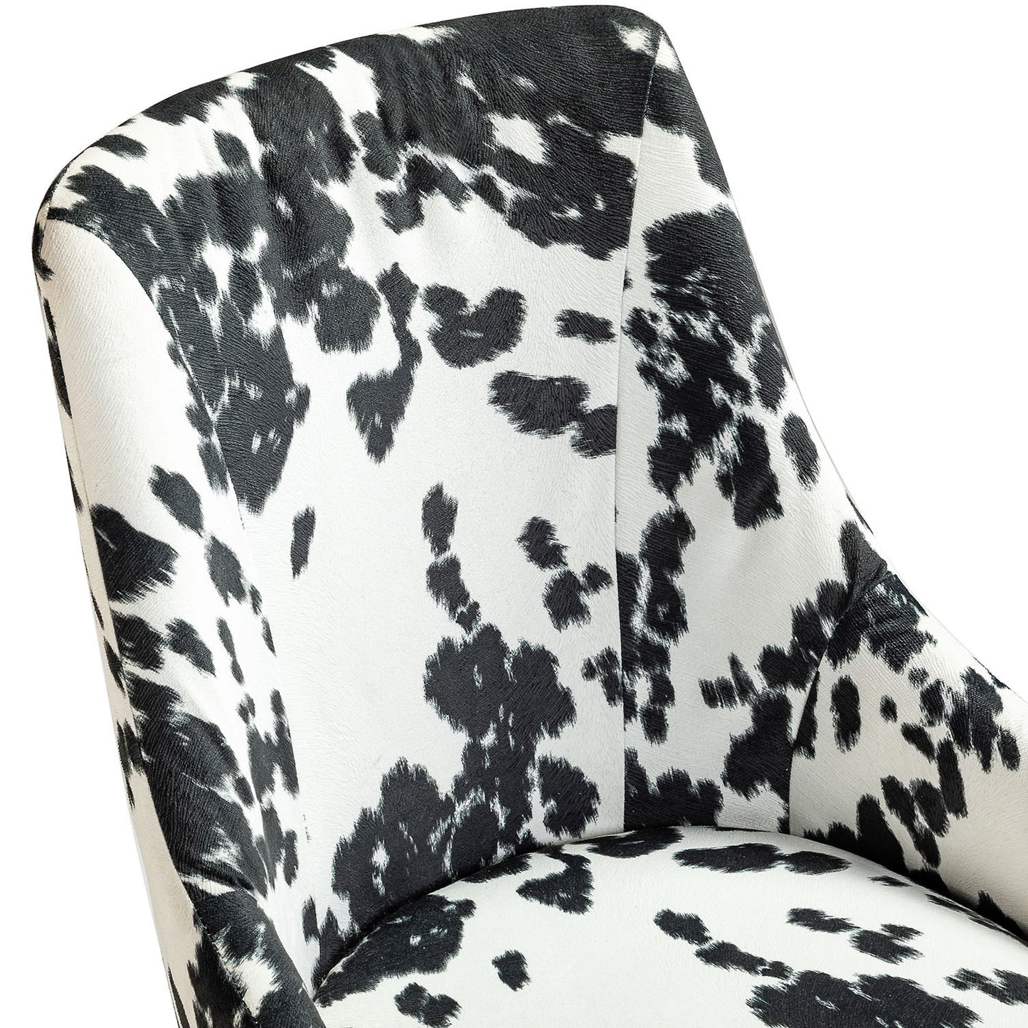 Juan Printed Fabric Office Chair with Foam Cushion