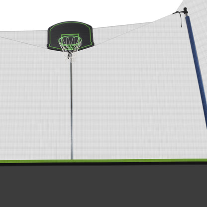 12FT TRAMPOLINE WITH SWING  AND SLIDE