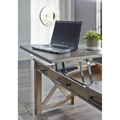 Ashley Aldwin Casual Home Office Lift Top Desk H837-54