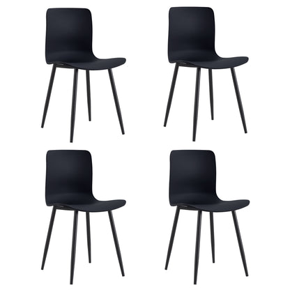 D&N Dining Chair, PP-608-ZX-HEI04, Set of 4, Black