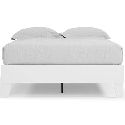 Ashley Piperton White Contemporary Full Platform Bed EB1221-112