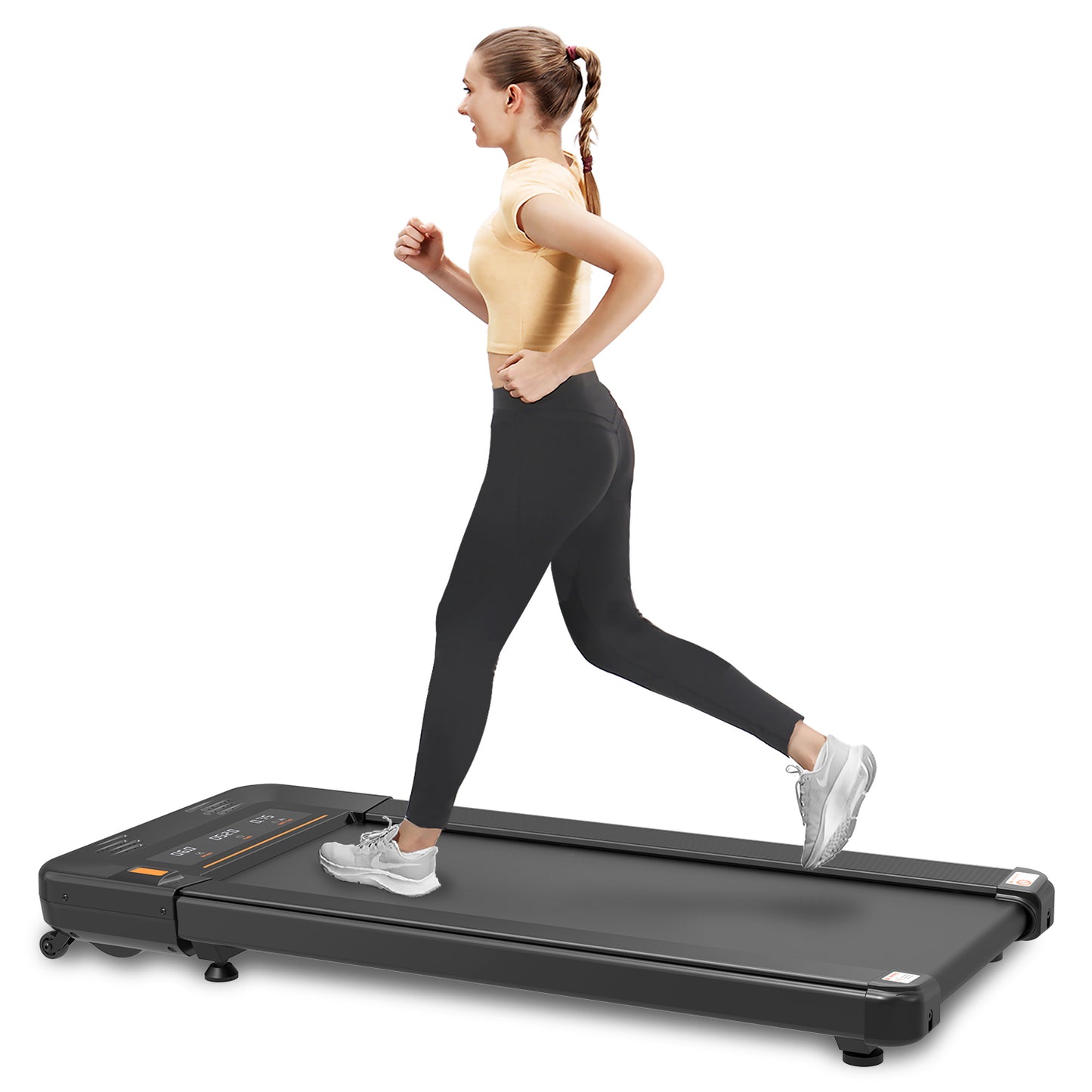 Under Desk Treadmill Walking Pad with Remote Controll,  Heavy Duty 2.5HP 280LBS