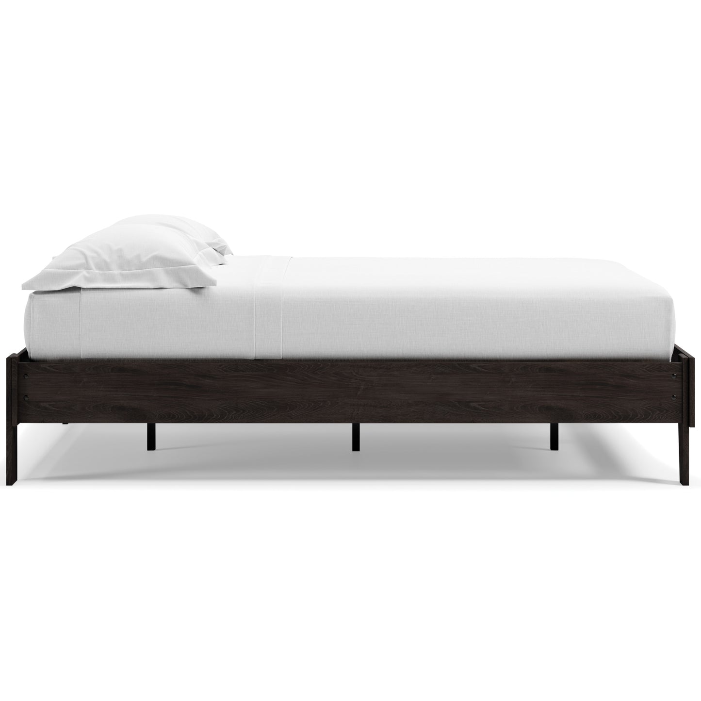 Ashley Piperton Black Contemporary Full Platform Bed EB5514-112