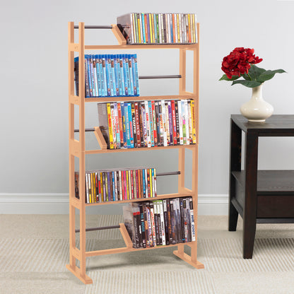 Atlantic 40" Element Media Storage Rack (230 CDs, 150 DVDs, 185 BluRays), Espresso or Maple