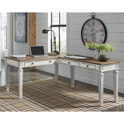 Ashley Realyn 2-Piece Casual Home Office Desk H743H1