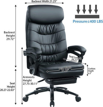 Vanbow.Office Chair,Adjustable rotary office executive chair/PU leather+PVC/heavy weight