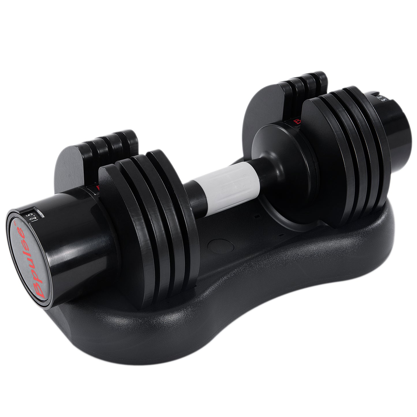 12.5KGS ADJUSTABLE DUMBBELL STEEL+PLASTIC(Adjustable range:2.5KGS,5KGS,7.5KGS,10KGS,12.5KGS)