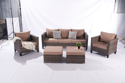 Outdoor Rattan Furniture Sofa And Table Set