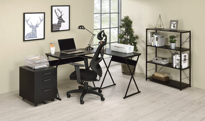 ACME Zafiri Writing Desk, Black Finish 92814