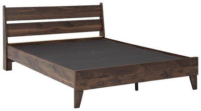 Ashley Calverson Dark Brown Casual Full Panel Platform Bed EB3660B2