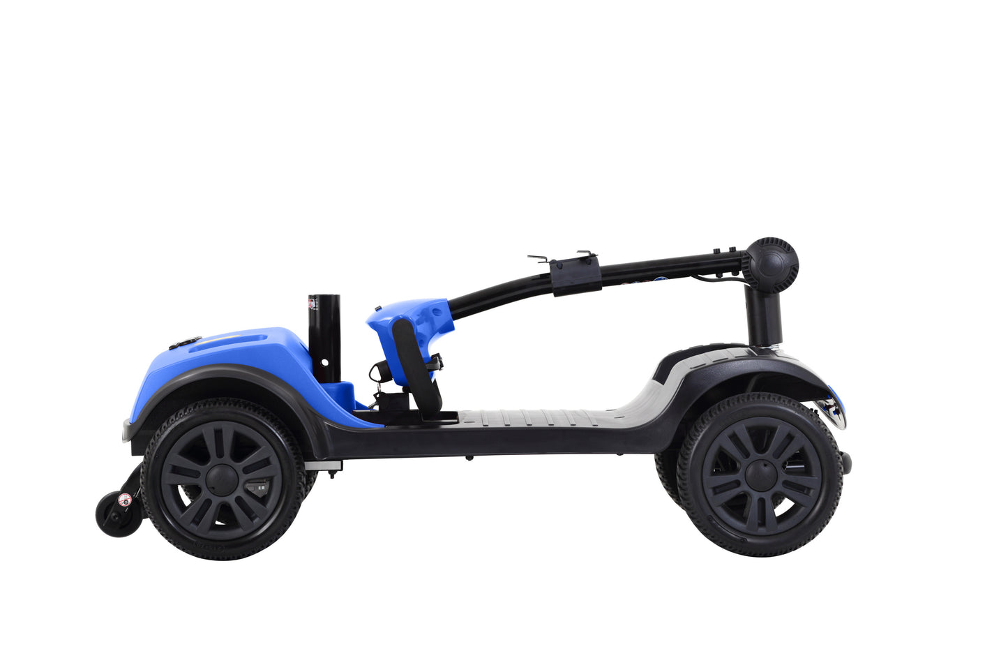 [NO LED LIGHT]  Compact Mobility Scooter-Frosted Blue