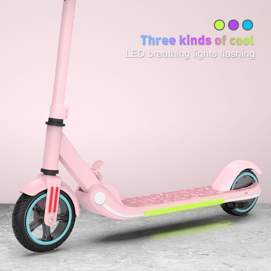 Kids Scooter Boys Girls Adjustable Safety Two Wheels Kids Electric Scooter