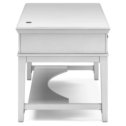 Ashley Kanwyn Traditional Home Office Storage Leg Desk H777-26