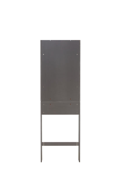 Tollilet storage cabinet grey