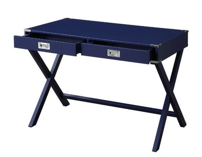 ACME Amenia Writing Desk, Navy Blue Finish 93008