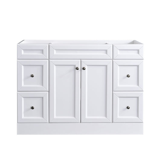 48 Inch Bathroom Vanity Cabinet in White, Vanity Base only