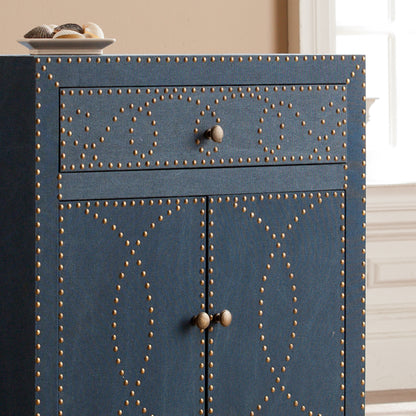 Florian Double-Door Cabinet - Navy