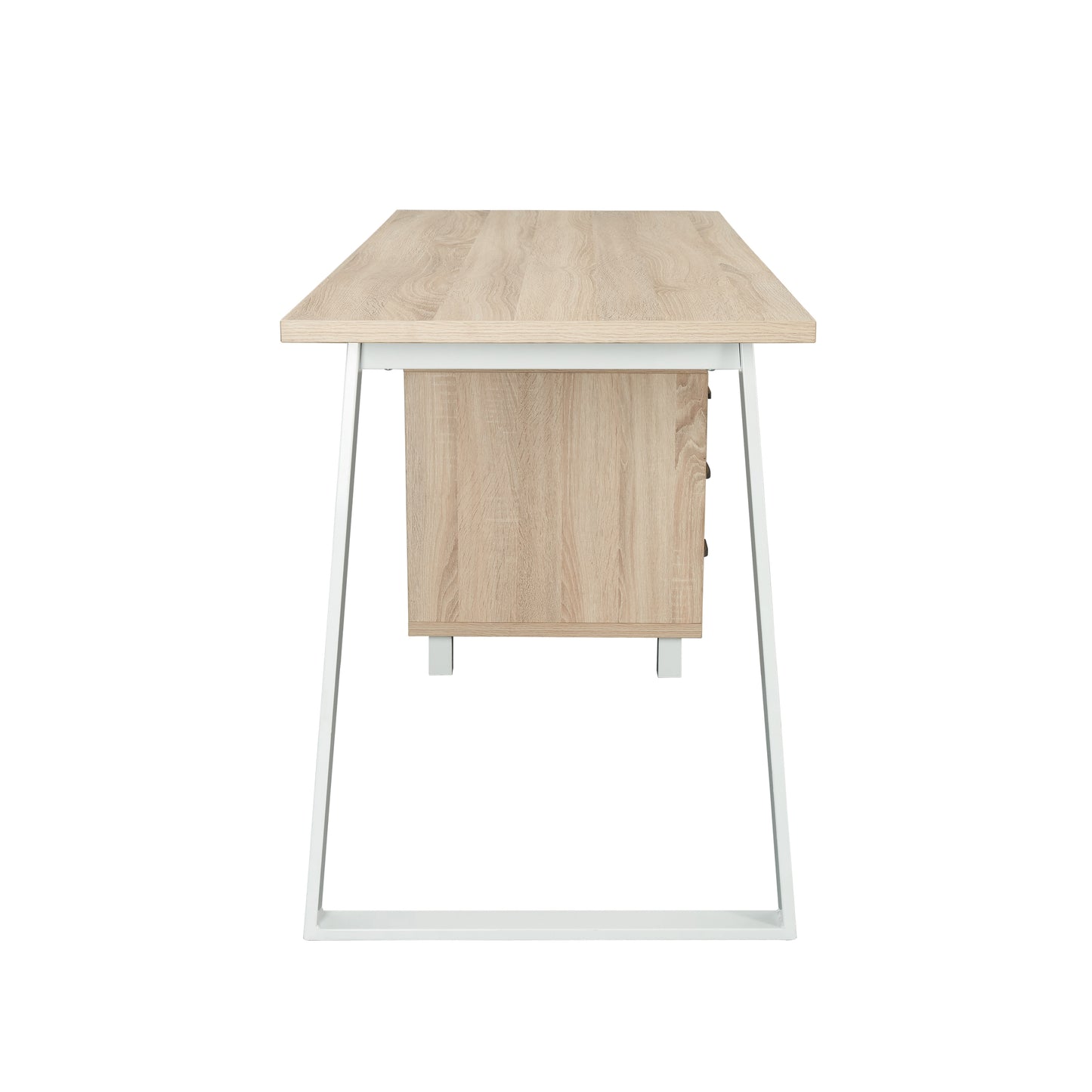 Techni Mobili Modern Design Computer Desk with Storage, Sand