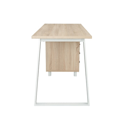 Techni Mobili Modern Design Computer Desk with Storage, Sand