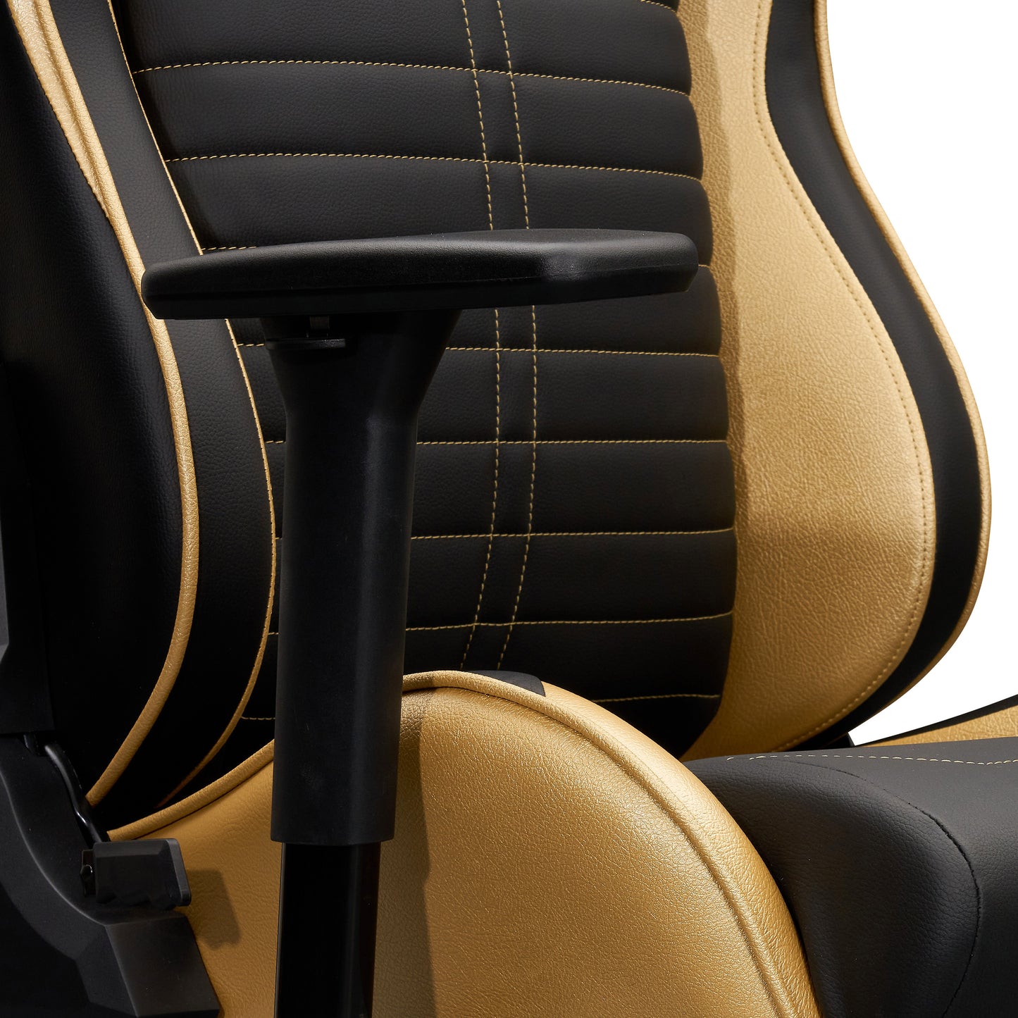 Techni Sport Ergonomic Racing Style Gaming  Chair - Golden