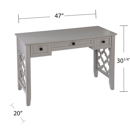 Endorville Writing Desk w/ Storage