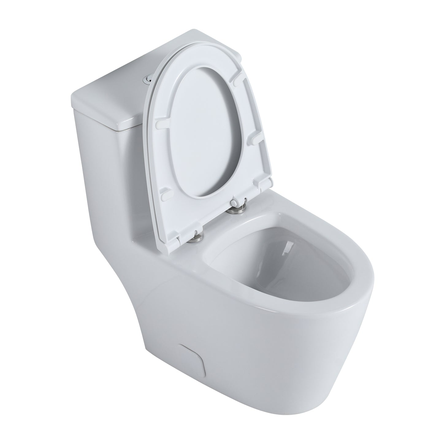 Ceramic One Piece Toilet 27 Inch Length With Soft Close Seat(G-lemon SKU:BTC137MOWH)