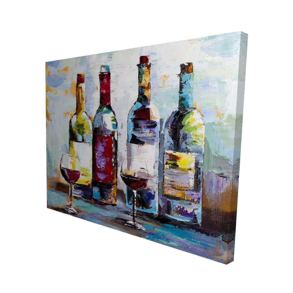 Wine tasting - 16x20 Print on canvas